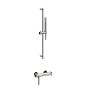 Horus Minoé Contemporary Collection - Complete Set : Exposed Thermostatic Wall Bathshower Mixer - Metal Gun 47.795-CF