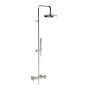 Horus Minoé Contemporary Collection - Complete Exposed Thermostatic Wall Shower Set - Chrome 47.797-CH