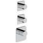 Horus Naja Contemporary Collection - Trim for Thermostatic Mixer. - Metal Gun 48.522-CF