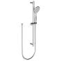 Horus Naja Contemporary Collection - Shower Rail with Handshower on Silding Support and Flexible Hose - Metal Gun 48.542-CF