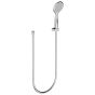Horus Naja Contemporary Collection - Wall Hook with Handshower and Flexible Hose - Metal Gun 48.582-CF