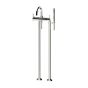 Horus Minoé Contemporary Collection - Complete Thermostatic Bath-shower Mixer with Pipes for Free Standing Bath - Metal Gun 49.798-CF