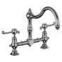 Horus Montmartre Classic Collection - 2-hole Kitchen Mixer / No Waste - Polished Nickel 50.101-NB
