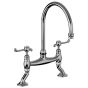 Horus Montmartre Classic Collection - 2-hole Kitchen Mixer / No Waste - Polished Nickel 50.141-NB