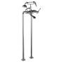 Horus Montmartre Classic Collection - Complete Mixer + Pipes for Free Standing Bath - Chrome 50.498-CH