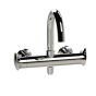 Horus Canopée Contemporary Collection - Exposed Thermostatic Wall Bathshower Mixer - Chrome 60.784-CH