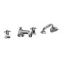 Horus Ascott Classic Collection - 4 Hole Deck Bath/ Shower Set - Chrome 62.466-CH