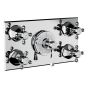 Horus Ascott Classic Collection - Trim for Thermostatic Mixing Valve Réf. 92.584 - Polished Nickel 65.520-NB