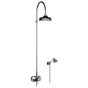 Horus Ascott Classic Collection - Complete Thermostatic Wall Shower Mixer - Polished Nickel 65.744-NB