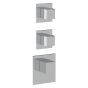 Horus Philae Equinox316 Collection - Trim for Thermostatic Mixer - Matt Black 80.522-NO