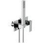 Horus Philae Equinox316 Collection - Wall-mounted Shower Mixer + Hand Shower + Flexible - Metal Gun 80.782.E2-CF