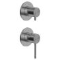 Horus Equinox316 Equinox316 Collection - Concealed Wall Mounted Manual Mixing Shower Valve with Diverter - Stainless Steel 316 81.701.E2-IX