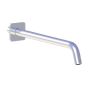 Horus Naja Contemporary Collection - Wall Arm L. 300 Mm + Square Design Flange - Satin Brass 92.567-LS