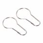 Curtain Hooks 12pcs metal κρίκοι κουρτίνας μπάνιου MRShome  MRS44002L