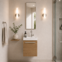Καθρέπτης με Πλαίσιο Αλουμινίου Chrome 50x2x90cm MRShome MRS4601000