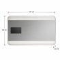 Καθρέπτης με LCD Οθόνη και Φωτισμό 120x7.5x60cm MRShome MRS4601006