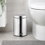 Κάδος Απορριμμάτων 5lt Inox Φ20x27cm MRShome MRS4603030