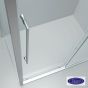 SLIDER 100 (97-100εκ) DEVON ELLI CLEAN-GLASS CHROME SLL100C-100