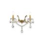 Απλίκα FLORIAN AP2 Χρυσό Ideal Lux 035659