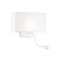 Απλίκα HOTEL AP2 CANVAS Ideal Lux 103204