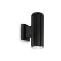 Απλίκα BASE AP2 Μαύρο Ideal Lux 129433