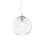 Κρεμαστό Φωτιστικό NEMO SP1 D30 Χρώμιο SFUMATO Ideal Lux 149592