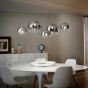Κρεμαστό Φωτιστικό NEMO SP1 D30 Χρώμιο SFUMATO Ideal Lux 149592