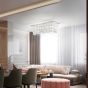 Φωτιστικό Οροφής MARTINEZ PL8 Χρώμιο Ideal Lux 166285