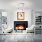 Φωτιστικό Οροφής CARLTON PL12 Χρώμιο Ideal Lux 168937