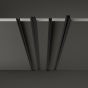 Προφίλ LINK 3-PHASE TRIM BINARIO 2 MT ON-OFF Μαύρο Ideal Lux 188027