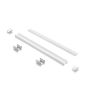 Γραμμικό Σύστημα Φωτισμού SLOT SUR D15XD5 2000 mm BI Ideal Lux 203089