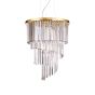 Κρεμαστό Φωτιστικό CARLTON SP12 Χρυσό Ideal Lux 213521