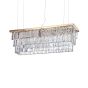 Κρεμαστό Φωτιστικό MARTINEZ SP8 Χρυσό Ideal Lux 213583
