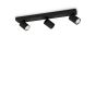 Φωτιστικό Οροφής RUDY PL3 ROUND Μαύρο Ideal Lux 229058