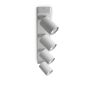 Φωτιστικό Οροφής RUDY PL4 ROUND Μαύρο Ideal Lux 229072