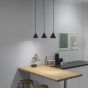 Κρεμαστό Φωτιστικό A-LINE SP1 D13 Μαύρο Ideal Lux 232713