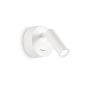 Απλίκα BEAN AP ROUND Λευκό Ideal Lux 260600