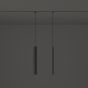 Γραμμικό Σύστημα Φωτισμού EGO PENDANT TUBE 12W 3000K ON-OFF BI Ideal Lux 282879