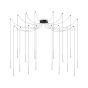 Κρεμαστό Φωτιστικό LUCCIOLA SP16 Μαύρο Ideal Lux 284002