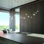 Κρεμαστό Φωτιστικό LUCCIOLA SP16 Μαύρο Ideal Lux 284002