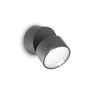 Απλίκα OMEGA AP ROUND Ανθρακί 3000K Ideal Lux 285450