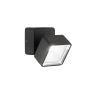 Απλίκα OMEGA AP SQUARE Μαύρο 4000K Ideal Lux 285535
