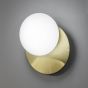 Απλίκα NINFEA AP1 Ορείχαλκος Ideal Lux 293646