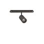 Γραμμικό Σύστημα Φωτισμού EGO SPOT SINGLE 08W 3000K 1-10V NE Ideal Lux 303680