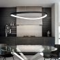 Κρεμαστό Φωτιστικό GEMINI SP D061 DALI/PUSH Λευκό 3000K Ideal Lux 304717
