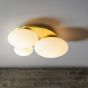 Φωτιστικό Οροφής NINFEA PL2 Λευκό Ideal Lux 306957