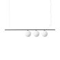 Κρεμαστό Φωτιστικό PERLINE SP3 Μαύρο Ideal Lux 307008