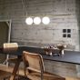 Κρεμαστό Φωτιστικό PERLINE SP3 Μαύρο Ideal Lux 307008