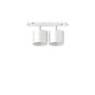 Γραμμικό Σύστημα Φωτισμού EGO SPOT DOUBLE BIG 20W 3000K ON-OFF NE Ideal Lux 316307