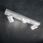 Φωτιστικό Οροφής RUDY PL3 SQUARE Μαύρο Ideal Lux 321516